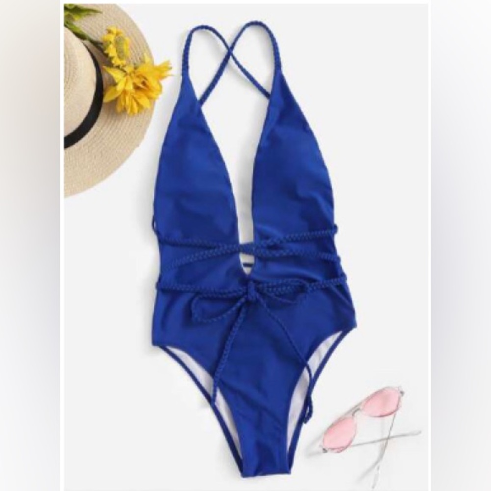 Blue one piece